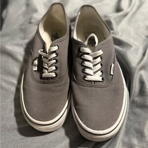 Gray Canvas Men's Shoes Vans